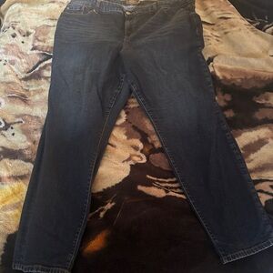 Torrid Dark Blue Straight Leg Jeans